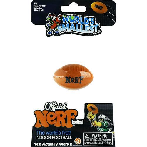 World’s Smallest Official Nerf Football 2.5  Supply