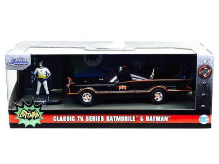 Classic TV Series  Batmobile & Figure Jada Diecast 1 32 For Sale