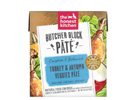 The Honest Kitchen Butcher Block Turkey & Autumn Veggies Pate for Dogs Online Hot Sale