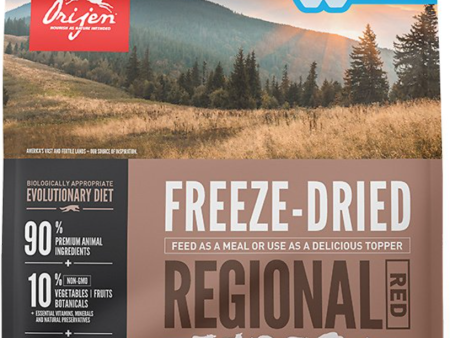 ORIJEN Regional Red Grain-Free Freeze-Dried Dog Food & Topper Cheap