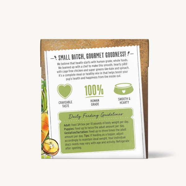 The Honest Kitchen Butcher Block Chicken & Super Greens Pate for Dogs on Sale