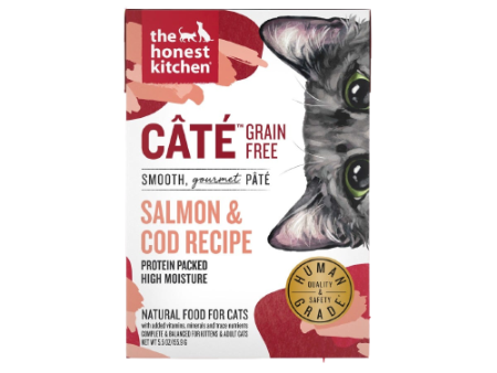 The Honest Kitchen Cate Salmon & Cod Pate Natural Food for Cats For Discount