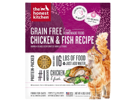 The Honest Kitchen Grain Free Chicken & Whitefish Recipe Dehydrated Cat Food Supply